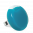 34775 - Bague en verre soufflé - Platine Giga Milk - Turquoise