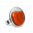 34807 - Glass ring - Platine Medium Billes - Orange