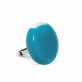 34825 - Glasring - Platine Mini Milk - Turquoise