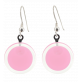 29151 - Pendientes colgantes de vidrio soplado - Cachou Milk - Bubble Gum