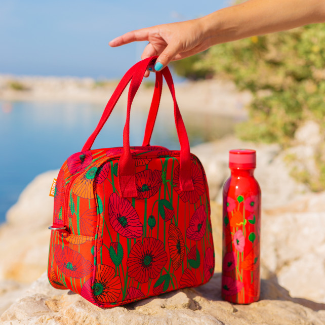 Insulated lunch bag - Delice Bag - Coquelicots - Pylones