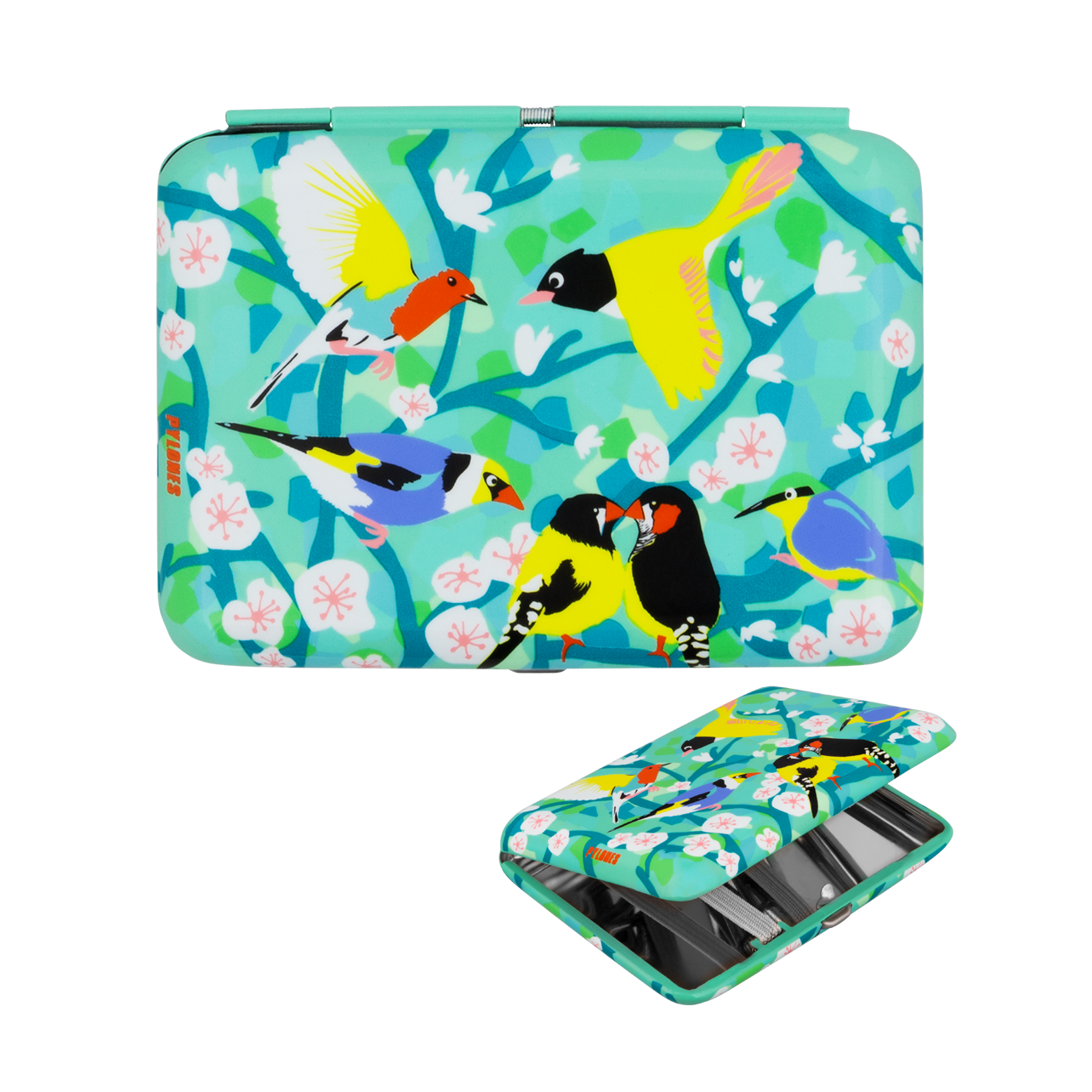 Originell Cigarette Case Birds Pylones