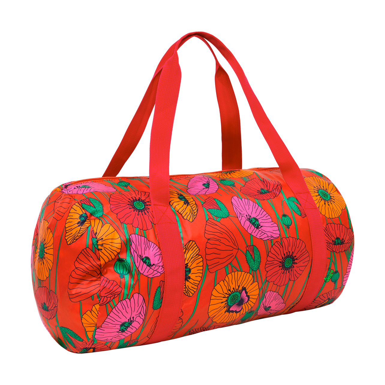 Foldable Duffle Bag - Coquelicots - Pylones