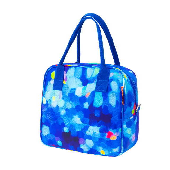 Lunch bag isotherme Exotique - Bleu