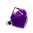 39601 - Glass ring - Energie Medium Milk - Violet foncé