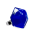 39601 - Glass ring - Energie Medium Milk - Bleu Foncé