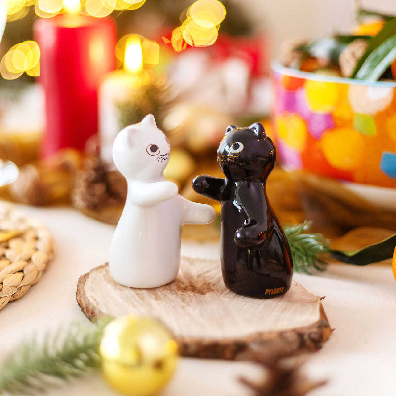 Teacher with pencil salt and pepper shaker