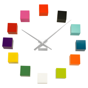 Horloge 12 cubes - Tic Tac