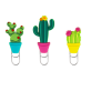 34544 - Small bookmark - Ani-bookmark - Cactus