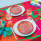 Set de 4 Assiettes - Dessert coloré