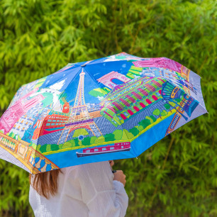 Regenschirm mit Automatik - Parapli