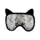 34903 - Eye mask - My pearls - Black Cat