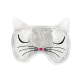 34903 - Eye mask - My pearls - White Cat