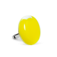 34825 - Bague en verre soufflée - Platine Mini Milk - Jaune