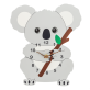 31212 - Clock - Dancing Clock - Koala