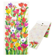 19988 - Magnetic memo block - Notebook Formalist - Tulipes