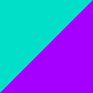 Turquoise / Violet